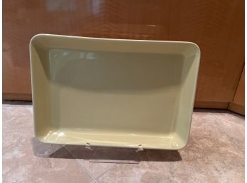 Yellow Ceramic Platter