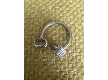 Vintage 1980s Tiffany And Co. Sterling Silver House And Key Keyring