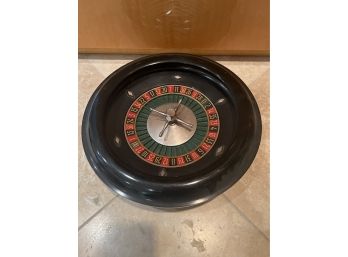 Wood And Metal Roulette Game (no Ball)