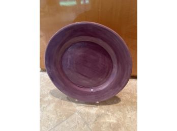 Sausalito 2 Made In Mexico Purple Ceramic Platter