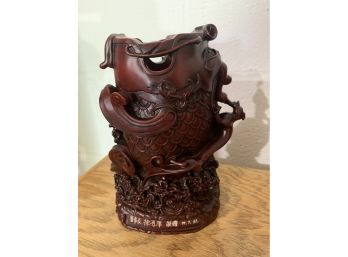 Stoneware Asian Fish Vase