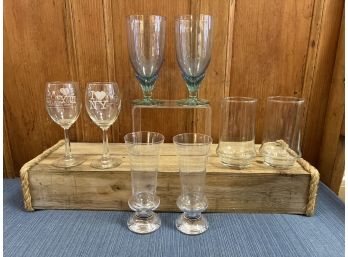 8 Pairs Of Glassware