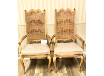 Set Of 2 Dining Room Arm Chairs/lot 3