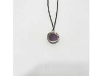 Purple Stone Necklace