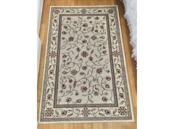 Ivory Rug, 3'3' X. 5'3'