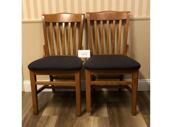 Set Of Two Kitchen Chairs (lot 1 Of 3)