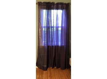 Purple Sheer Curtains