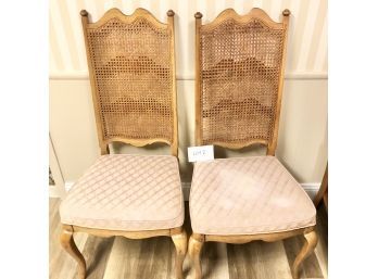 Set Of Two Dining Room Chairs/lot 2