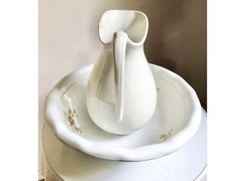 Porcelain Basin & Pitcher