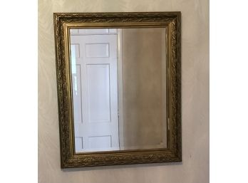 Gold Painted Wood Mirror