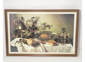 Print Of Still Life With Fruits And Bread, 1961 By Pieter Claesz