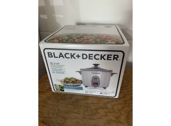 Black  Decker 16- Cup Rice Cooker