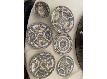 Set Of Y.T. Japanese Porcelainwares Plates/bowls