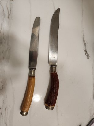 Set Of Vintage Rostfrei Antler Knives