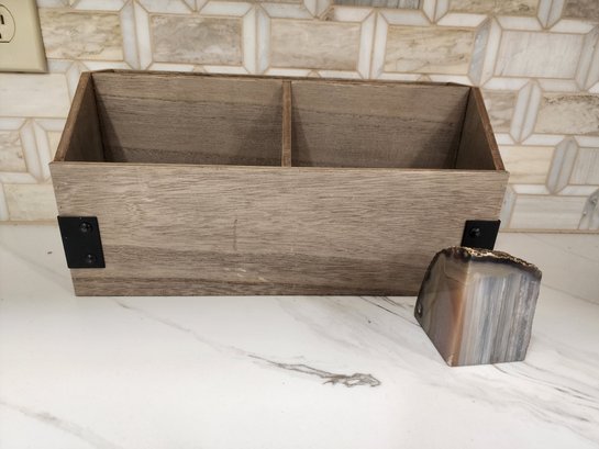 Wood Organizer Box And Geod
