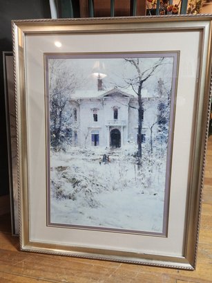 Framed Print Titled 'victorian Winter' By Schmid