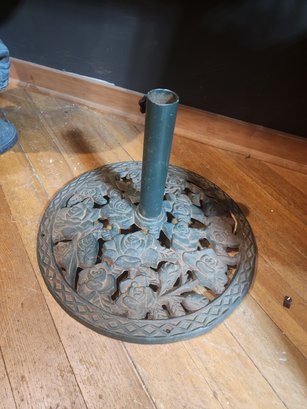 Heavy Iron Umbrella Stand  Local Pick Up Only