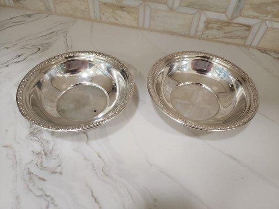 2 Sterling Silver Bowls.