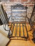 Larger Sized Cast Iron Garden Chair With Cushions Local Pickup Only