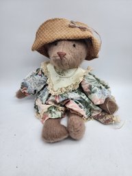 HAND MADE  'MOHAIR?' ANTIQUE BUNNY DOLL