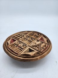 WOODEN ORTHODOX HAND CARVED BREAD STAMP.  WILL SHIP