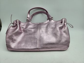 Metalic Purple Leather Bag By The Sak Looks New Will Ship