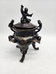 Bronze Antique Chinese Incense Burner