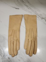 G5 PAIR OF LEATHER LADIES GLOVES SIZE 6.5