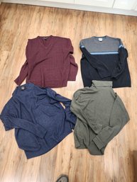 4 LARGE MENS SWEATERS