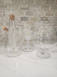 Oil And Vinegar Glass Jar And More