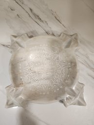 Vintage Hand Carved Stone Ashtray