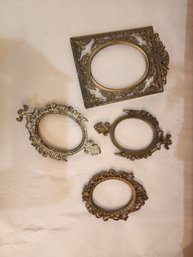 Set Of 4 Very Pretty And Ornate Smaller Sized Picture Frames