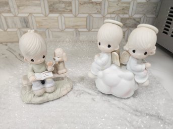 2 Larger Sized Precious Moments Figurines