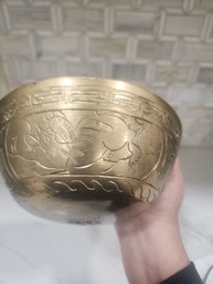 Reproduction Ming Dynasty  Brass Harmony Bowl.