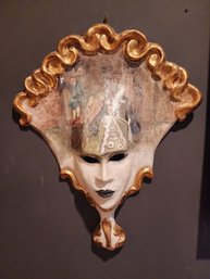 INCREDIBLE SIGNED AND BEAUTIFULLY HANDPAINTED MASK