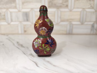 Antique Cloisonne Chinese Snuff Bottle