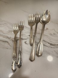 #20 Assorted Silver Plate Forks