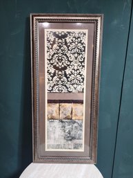 Framed Modern Art Print 20x44'