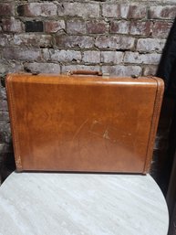 Vintage Leather Suitcase