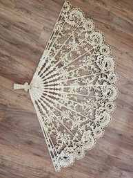 Large Mid Century Plastic Fan Wall Decor