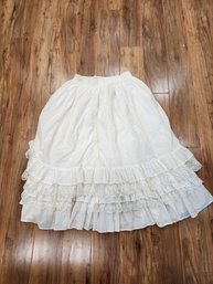 Awesome Cotton Victorian Skirt / Petticoat