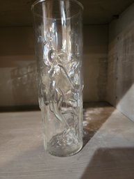 Fantastic  Crystal Vase With Nude Women Dancing Around It