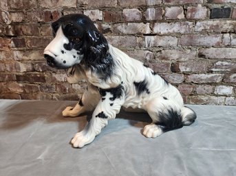 Life Size Porcelain Spaniel Dog    Local Pick Up