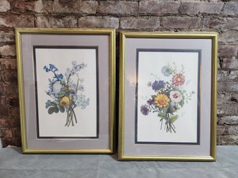 Beautiful Pair Of Botanical Prints