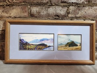 #13  Matted And Framed Print Of Local Mountain Scenes