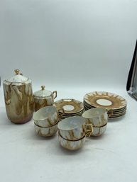 FABULOUS GERMAN ANTIQUE COFFEY SET