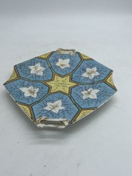 Hand Painted Art Deco Serving Plate