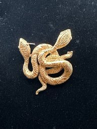 Double Snake Pin