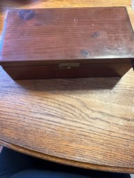 Wood Belt Buckle Box