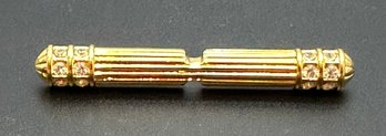 Vintage Crystal Bar Pin